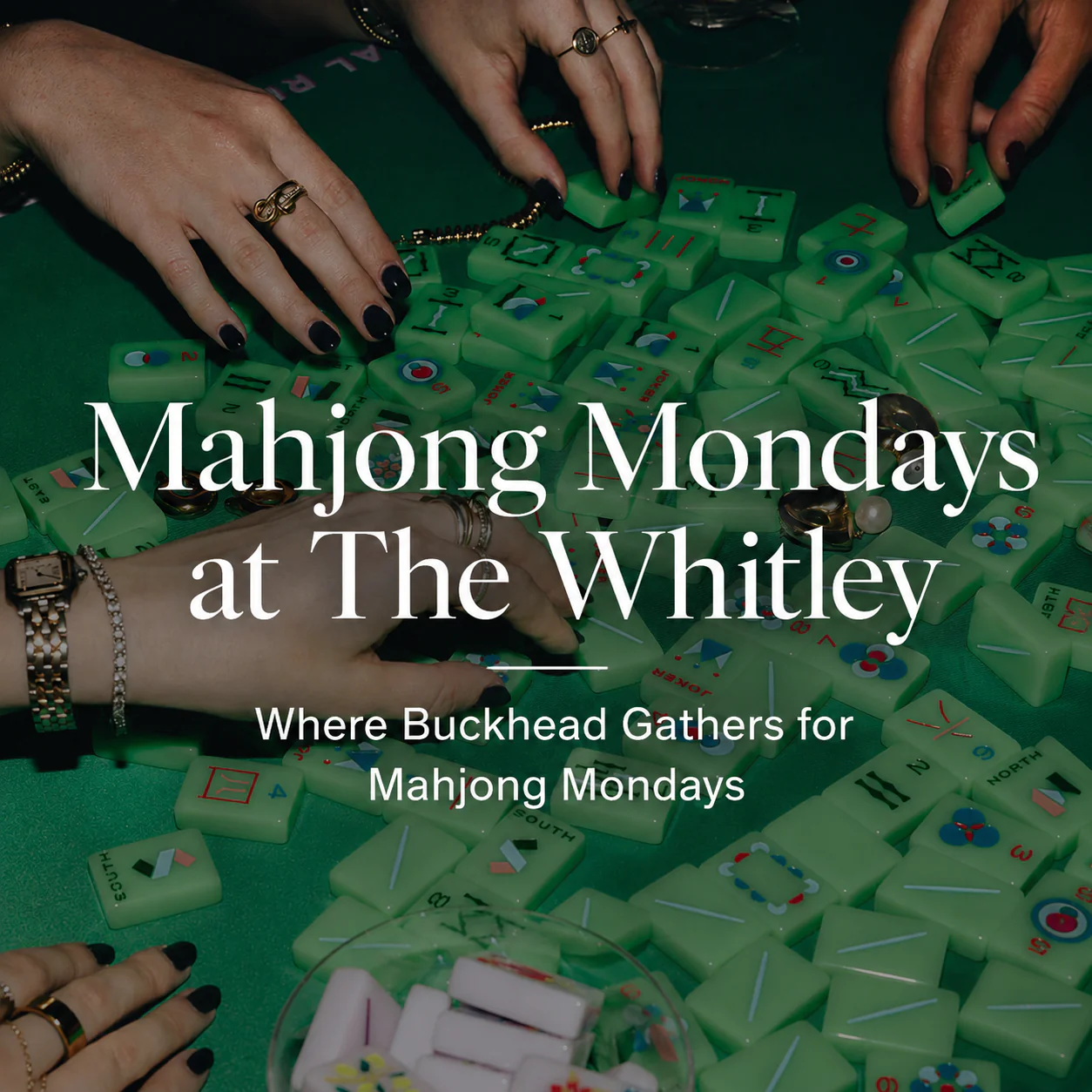 Mahjong Mondays at The Whitley