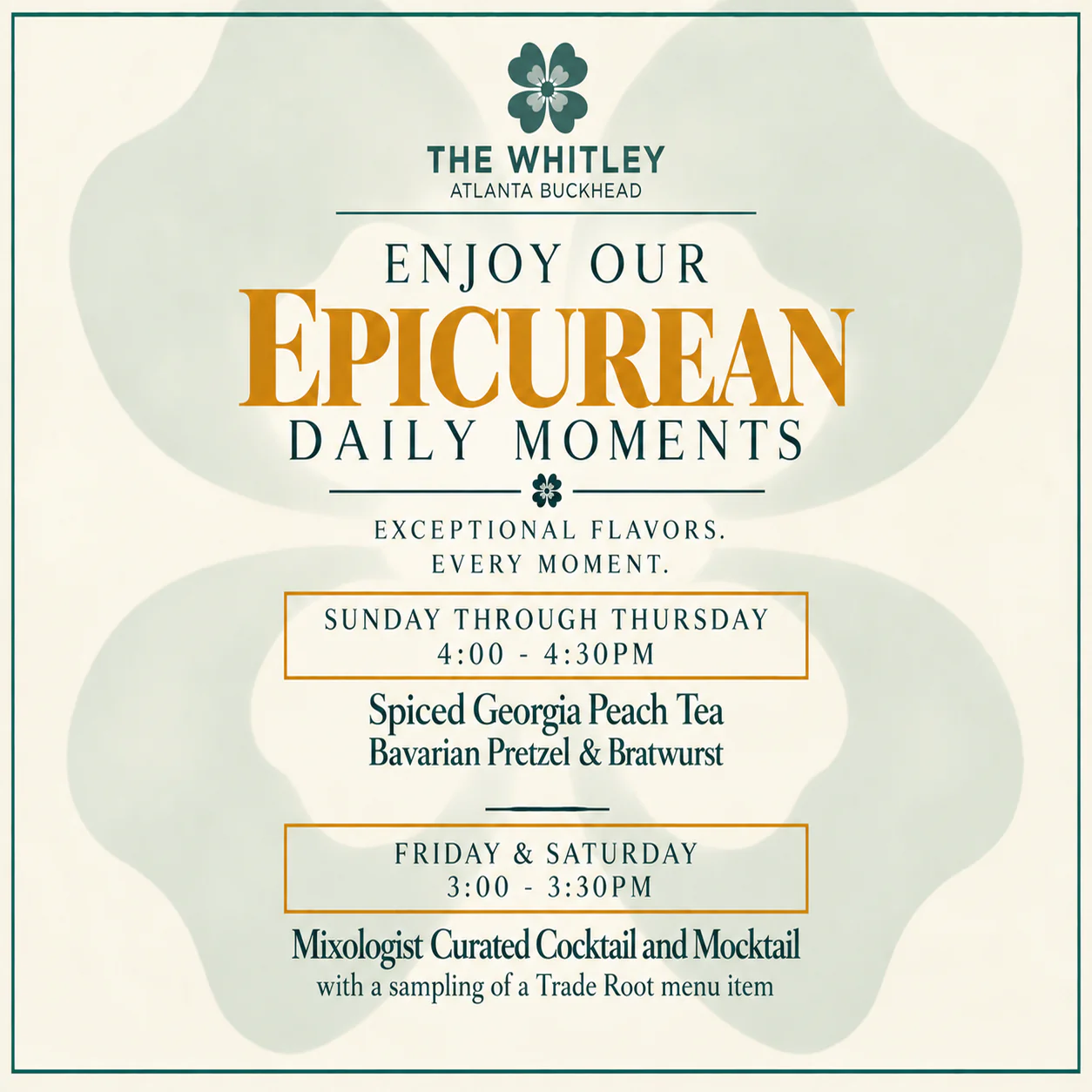 Epicurean Daily Moments